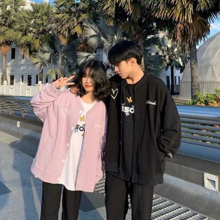 Áo khoác cardigan unisex dễ thương