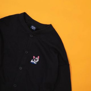 Áo khoác cardigan nỉ ngoại in hình con chó cute