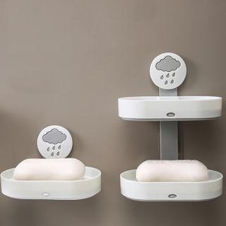 Kệ Xà Phòng 2 Tầng Hình Mưa