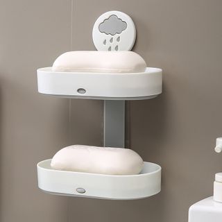 Kệ Xà Phòng 2 Tầng Hình Mưa