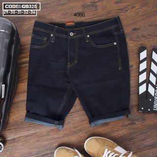 Quần short jean nam cao cấp săn lai