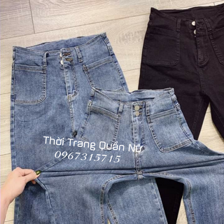 Quần bò 2 khuy