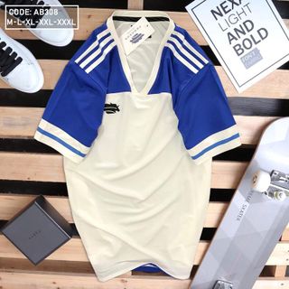 Áo thun nam thẻ thao cổ tim