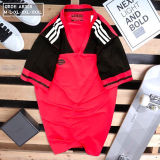 Áo thun nam thẻ thao cổ tim