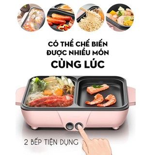 Bếp lẩu nướng 2 trong 1 size to