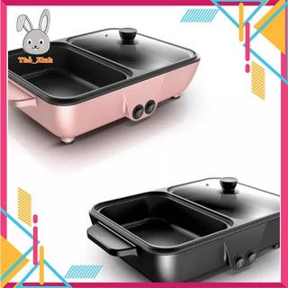 Bếp lẩu nướng 2 trong 1 size to