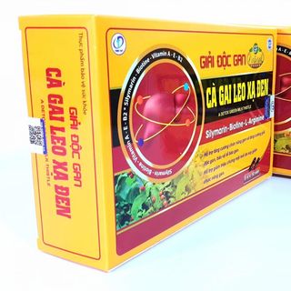CÀ GAI LEO XẠ ĐEN – Giúp bổ gan, bảo vệ gan, thanh nhiệt, giải độc, nhuận gan, lợi mật (Hộp 60 Viên)