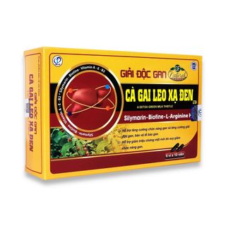 CÀ GAI LEO XẠ ĐEN – Giúp bổ gan, bảo vệ gan, thanh nhiệt, giải độc, nhuận gan, lợi mật (Hộp 60 Viên)
