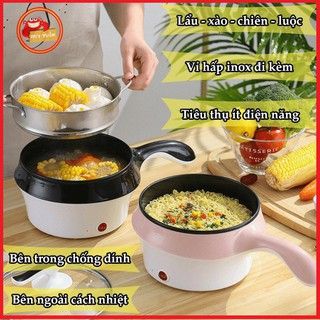 Nồi lẩu mini có kèm giá hấp