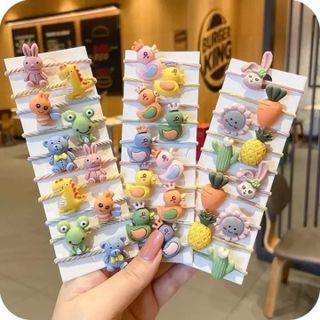Set 10 cột tóc nhiều hình ngộ nghĩnh siêu yêu