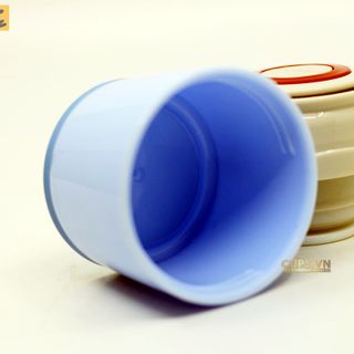 BÌNH GIỮ NHIỆT MÀU TRẮNG INOK CAO CẤP