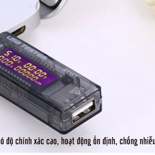 Thiết bị test pin sạc, củ sạc, đo dòng điện, check dung lượng pin KWS-V21