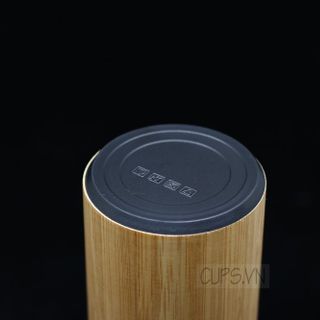 BÌNH GIỮ NHIỆT GỖ KHẮC TÊN (429ML)