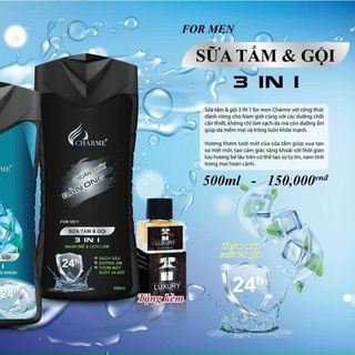 Sữa tắm gội chamer nam giá sỉ