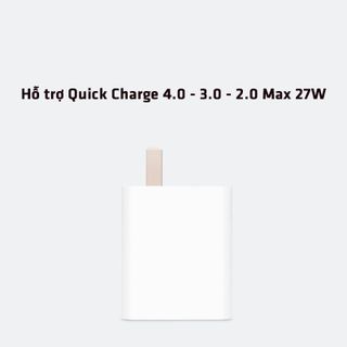 Củ sạc điện thoại XIAOMI MDY-11-EX tối đa 27W