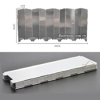 Bộ 10 tấm nhôm chắn gió bếp dã ngoại BB7134