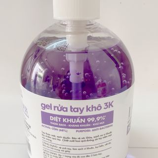 Gel rửa tay khô LAMcosmé 500ml hương Lavender