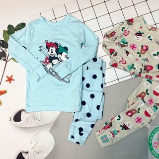 Bộ áo quần thun dài tay thời trang trẻ em cao cấp BAQTDT001