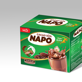 Ca Cao Sữa Hòa Tan Napoli (Tinh Chất Ca Cao & Sữa Nguyên Kem Không Béo)