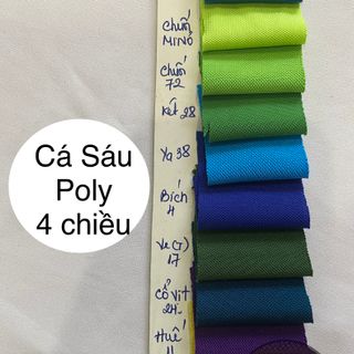VẢI CÁ SÁU POLY 4 CHIỀU