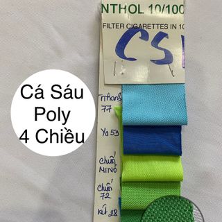 VẢI CÁ SÁU POLY 4 CHIỀU