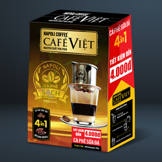 Cà Phê 4in1 Có Bổ Sung Sô Cô La Napoli (hộp)