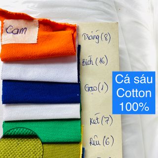 VẢI CÁ SÁU COTTON 100%