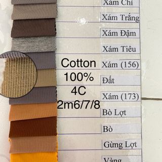 VẢI COTTON 100% 4 CHIỀU CM40