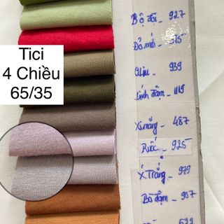 VẢI TICI 65/35 4 CHIỀU CM40