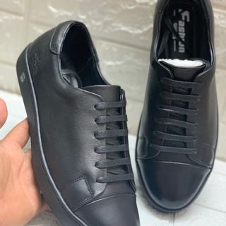 Giày nam sneaker da bò thật mới đế khâu chắc chắn