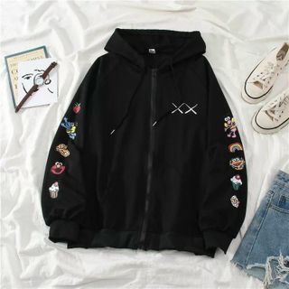 Áo khoác thun nỉ ngoại in xx form chuẩn