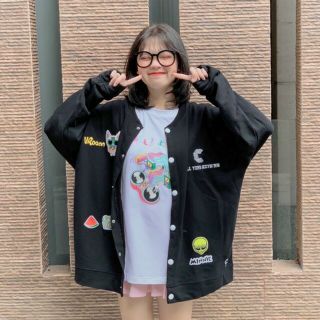 Áo khoác cardigan nút bấm nỉ ngoại form đẹp