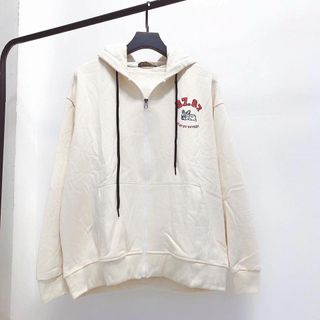 Áo khoác dù in con thỏ lót 2 lớp