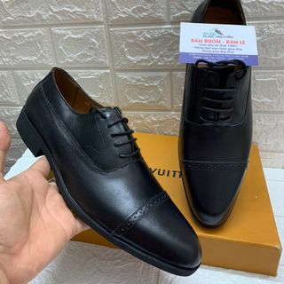 Giày nam buộc dây công sở nam tính chất da bò