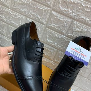 Giày nam buộc dây công sở nam tính chất da bò