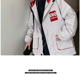 Áo khoác kaki hộp nam mềm mịn hàng đẹp in chữ End