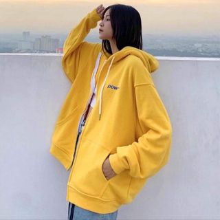 Áo khoác thun nỉ ngoại in POWR mềm mịn