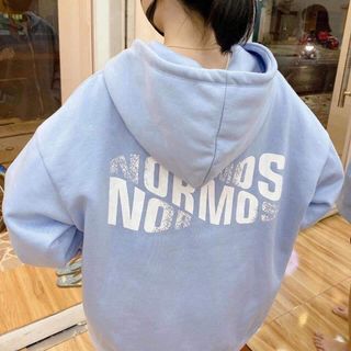 Áo khoác thun nỉ ngoại in MOSNORMOS mềm mịn form chuẩn