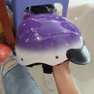 NÓN BẢO HIỂM 2 MÀU LOẠI TRƠN