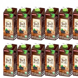 Sữa đậu đen hạt óc chó và hạnh nhân hàn quốc