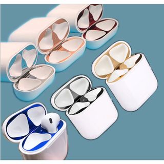 AIRPODS 1 2 3 PRO Skin Miếng Dán Kim Loại Bảo Vệ Hộp sạc Tai Nghe Bluetooth Airpod Tính Năng Chống Bụi Bẩn