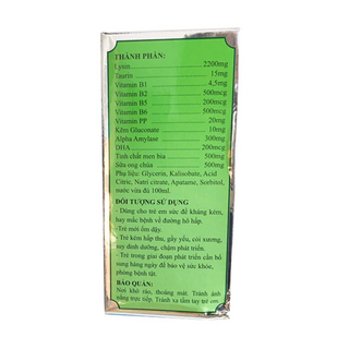 Siro Kid Baby New ( 20ống x 10ml )- Date mới - Chiết khấu cao