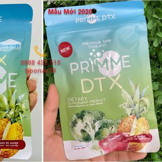 Viên uống giảm cân PRIMME DTX rau củ quả (mẫu 2020 của Detox Primme) Thái Lan