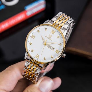 Đồng Hồ Nam Pagini Đính Đá- Dây Đúc - Full Box Sang Trọng