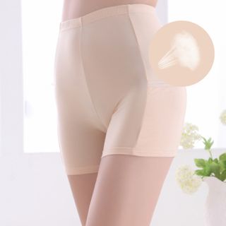 Quần Mặc Trong Váy Kèm Túi ( da, đen)