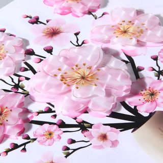 Decal 3D Nổi - Hoa Đào