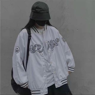 Áo Khoác Dù Bomber Unisex In Chữ ARAJN Phong Cách Bóng Chày Thời Trang Teen Siêu Hot