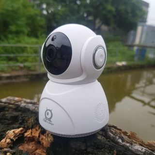 Camera Wifi V380 5mpx, camera trong nhà xoay 360 độ
