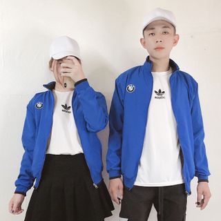 áo khoác dù nam nữ - áo khoác 2 mặt b m w
