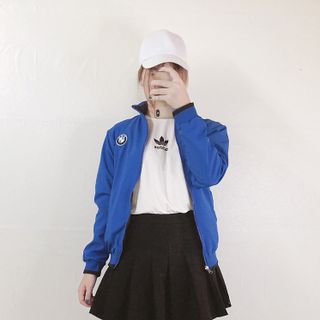 áo khoác dù nam nữ - áo khoác 2 mặt b m w